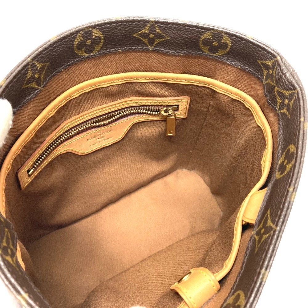 LOUIS VUITTON Authentic Brown Monogram Canvas Tote Bag - Picture 9 of 12
